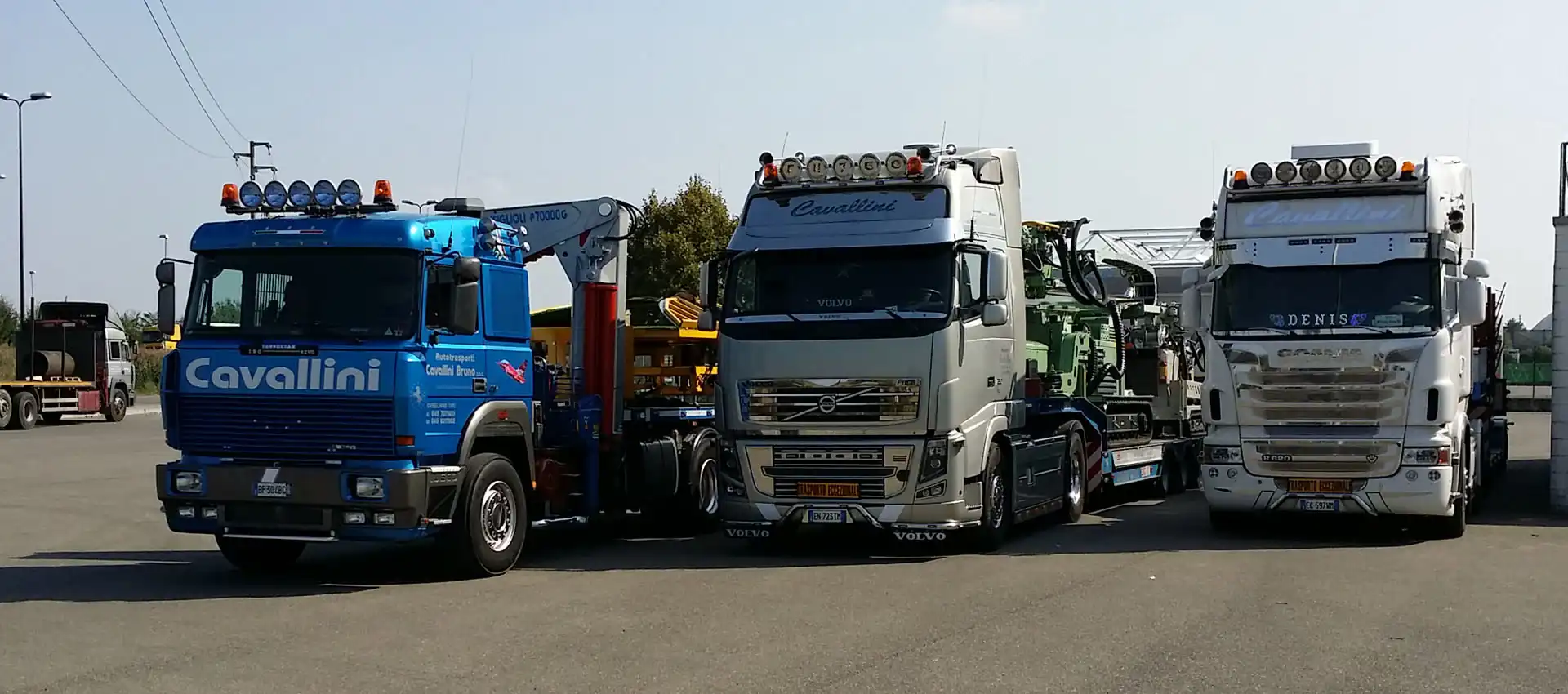 flotta mezzi per trasporti in tutta italia - autotrasporti cavallini