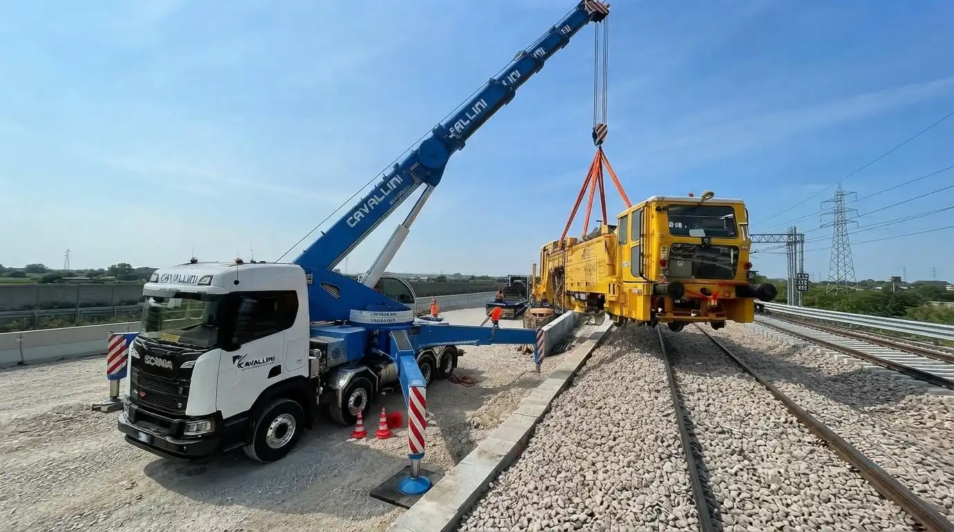 spostamento macchinari eccezionali - autotrasporiti cavallini